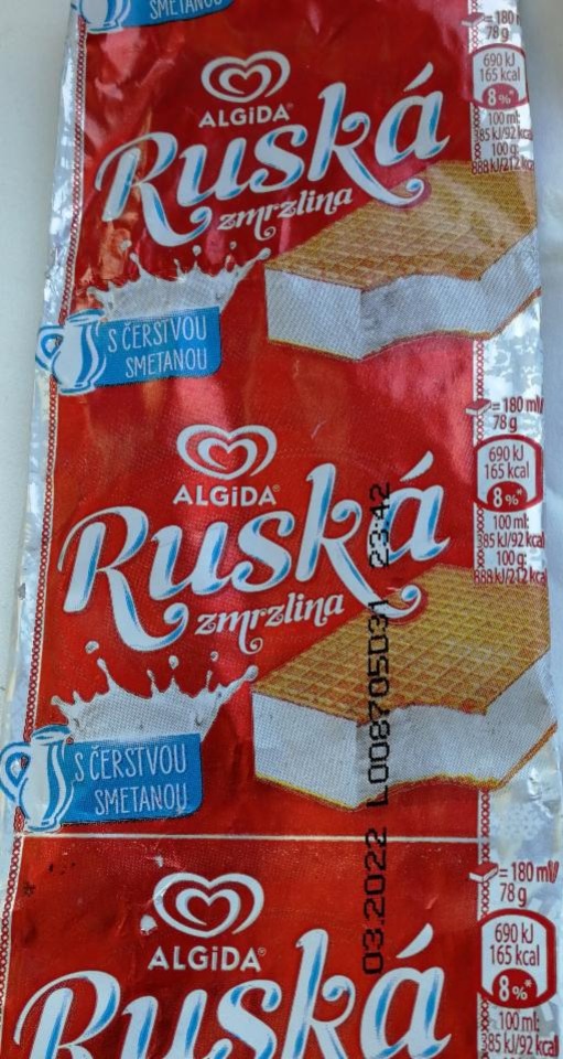 Fotografie - Ruská zmrzlina s čerstvou smetanou Algida