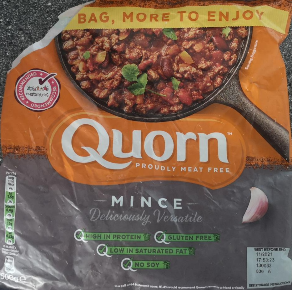 Fotografie - Mince (vegetariánská náhrada mletého masa) Quorn