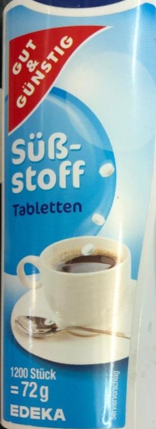 Fotografie - sladidlo (Süßstoff Tabletten) Edeka