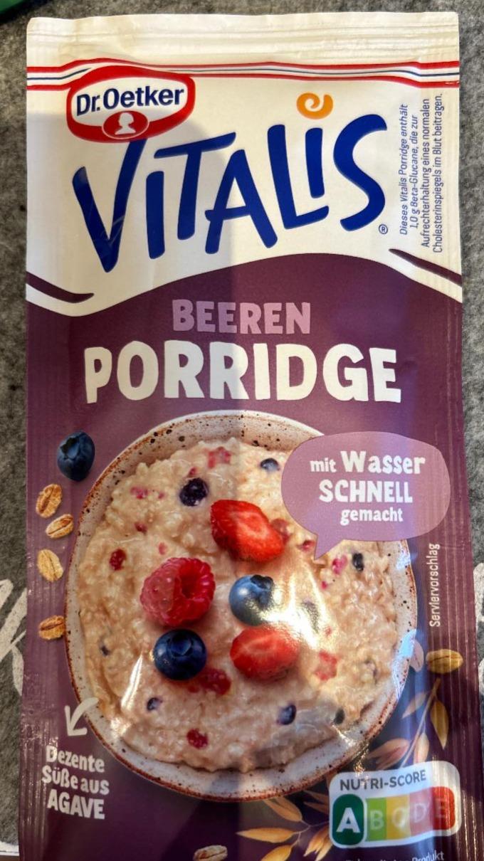 Fotografie - Vitalis Beeren Porridge Dr.Oetker