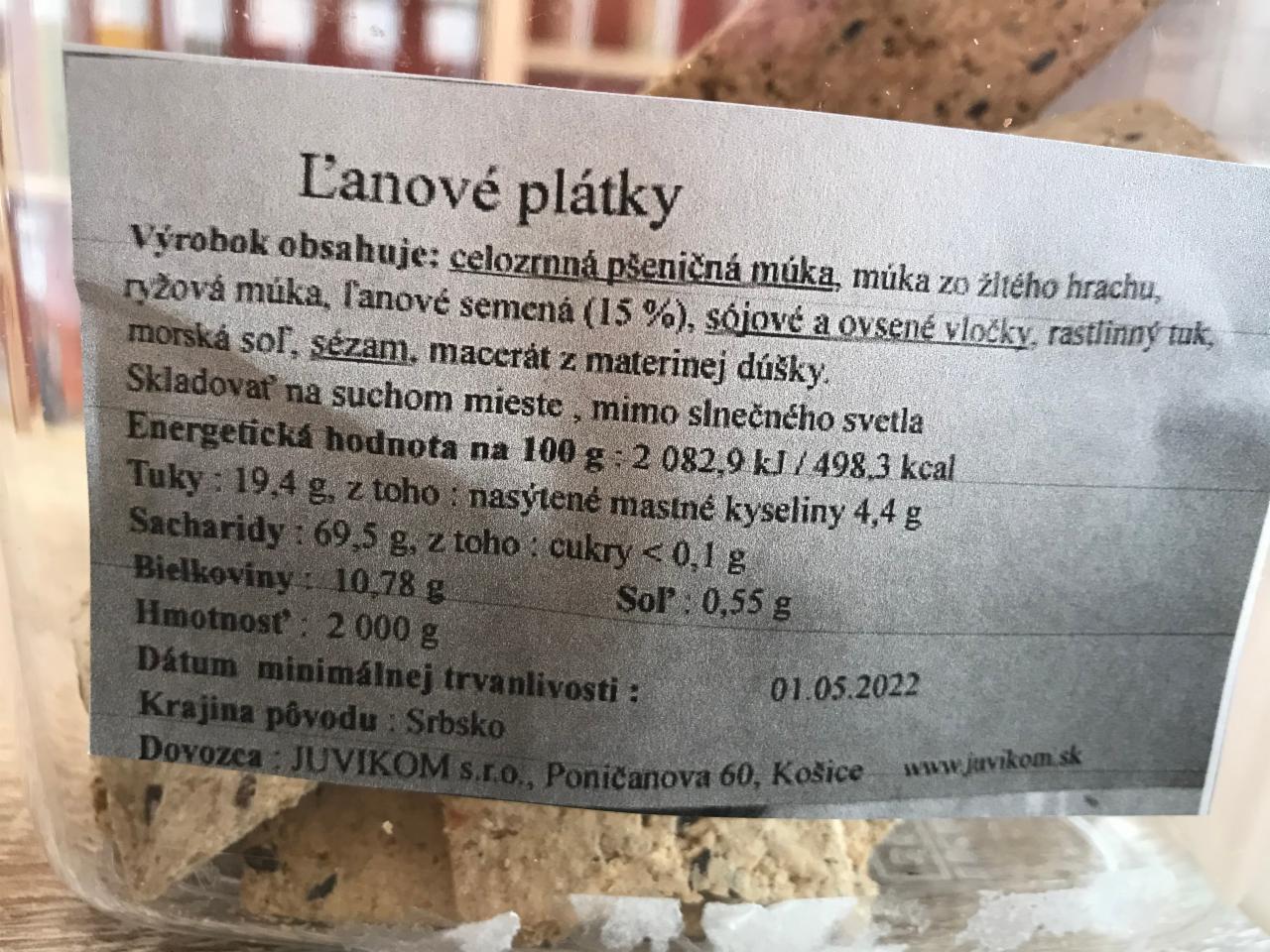 Fotografie - Ľanové plátky