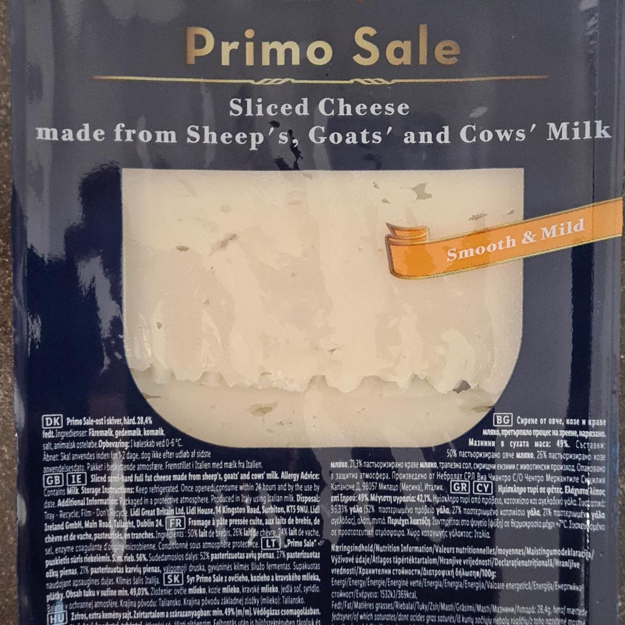Fotografie - Sliced Cheese Smooth & Mild Primo Sale