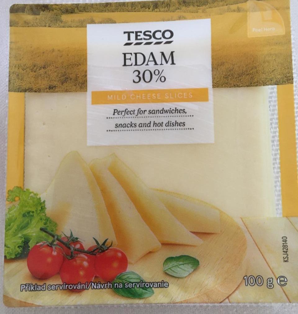 Fotografie - Tesco edam 30% slices