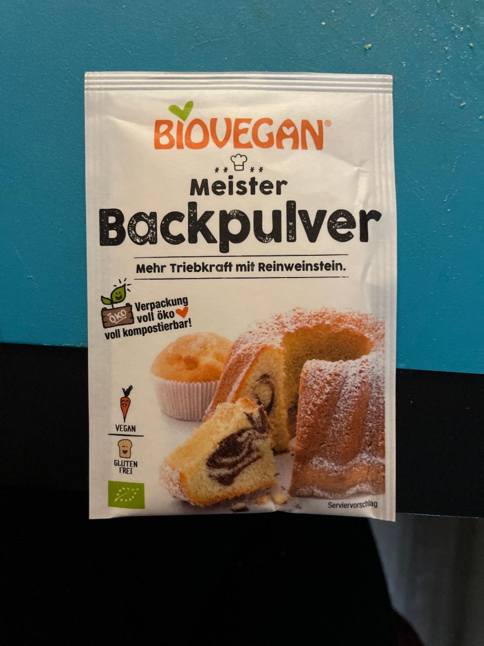 Fotografie - meister backpulver biovegan