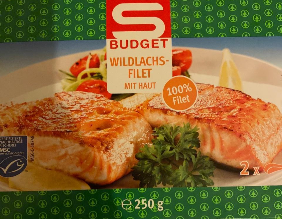 Fotografie - Wildlachs-filet mit Haut S Budget