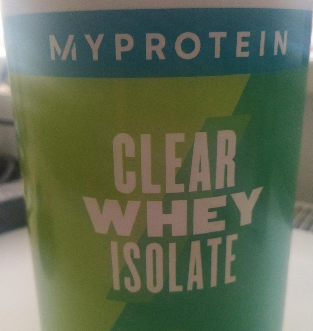 Fotografie - Clear Whey Isolate Mojito flavour Myprotein