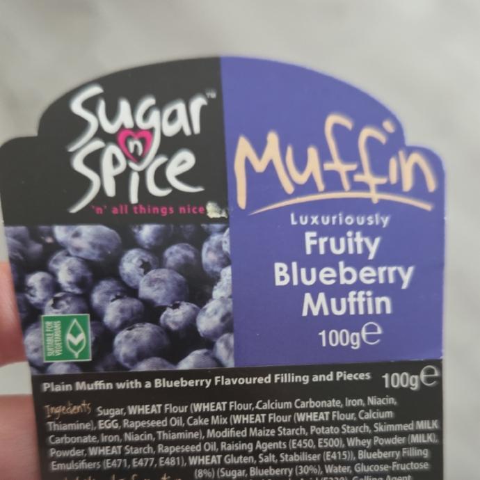 Fotografie - Fruity Blueberry Muffin Sugar ´n´ Spice
