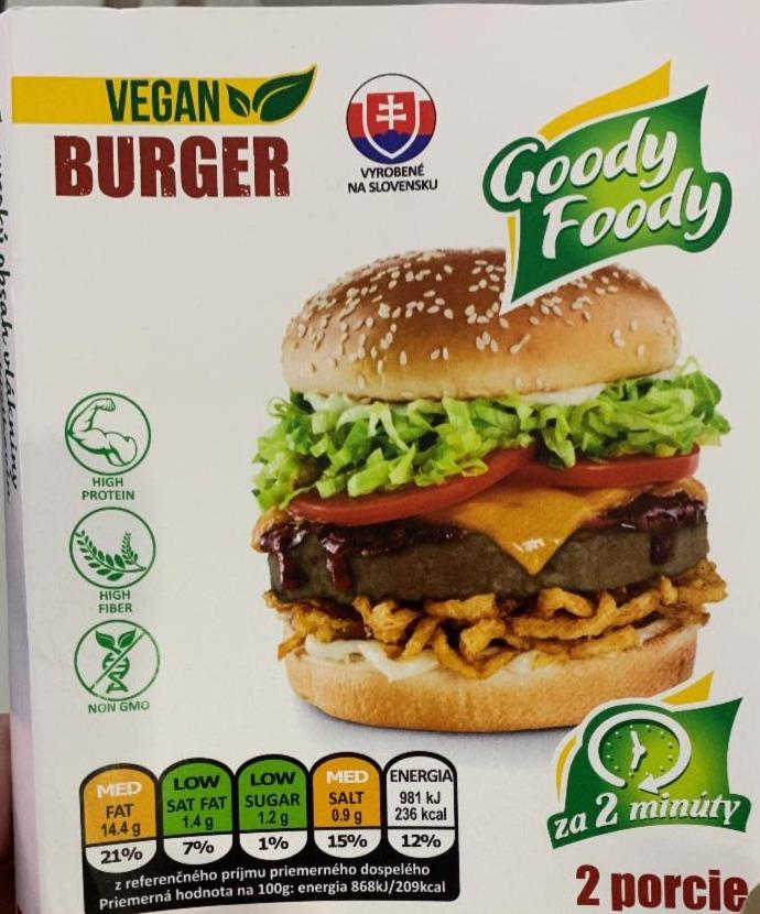 Fotografie - Vegan Burger Goody Foody