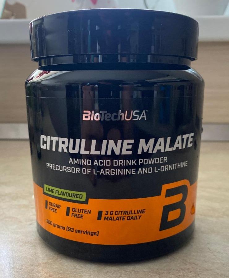 Fotografie - Citrulline Malate Lime flavoured BioTechUSA