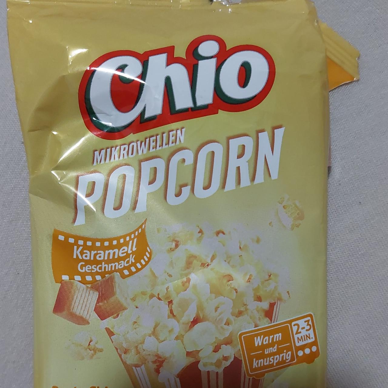 Fotografie - Mikrowellen Popcorn Karamell Geschmack Chio