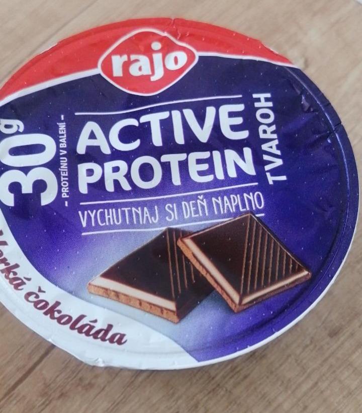 Fotografie - Active Protein Tvaroh Horká čokoláda Rajo