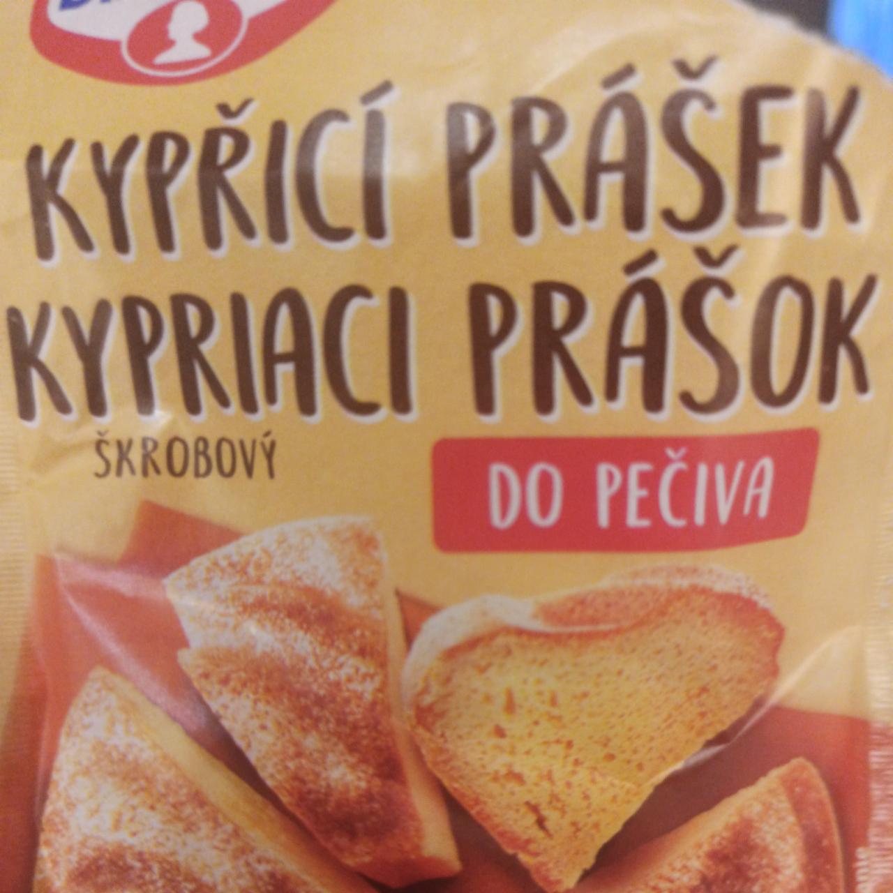 Fotografie - kypriaci prášok do pečiva Dr. Oetker