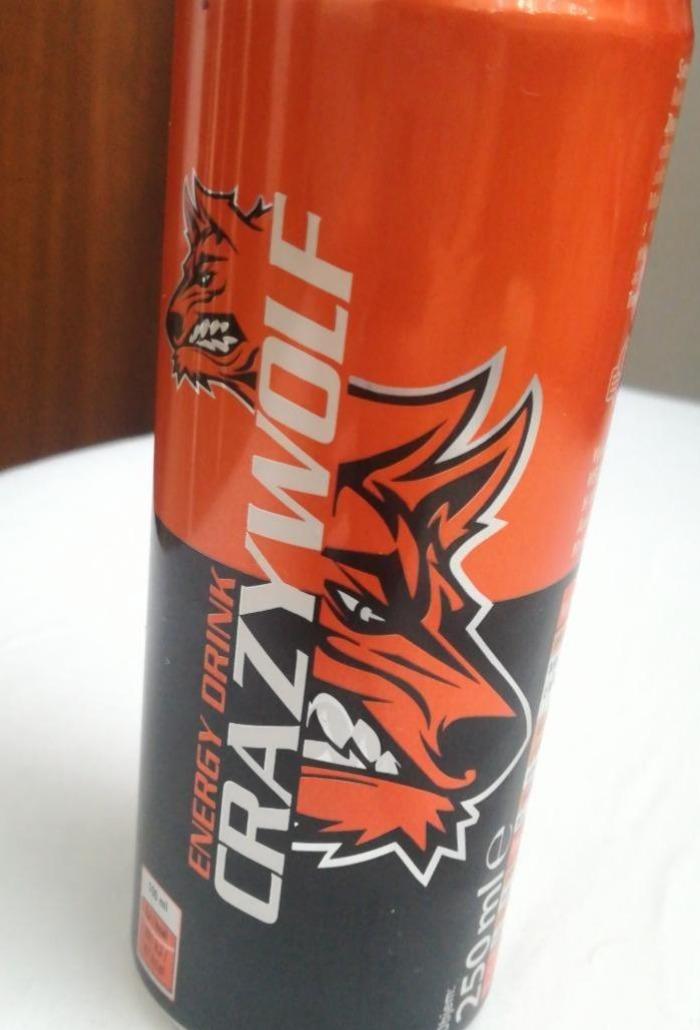 Fotografie - Energy drink Crazy Wolf