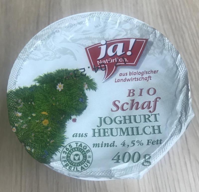 Fotografie - Bio Schaf Joghurt 4,5% Fett Ja! Natürlich.