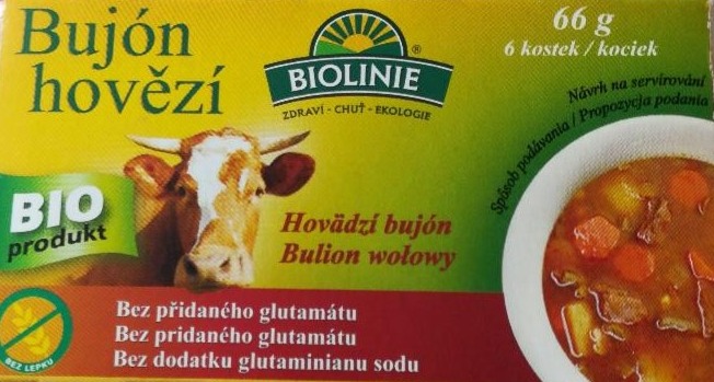 Fotografie - Bujón hovězí bio Bioline