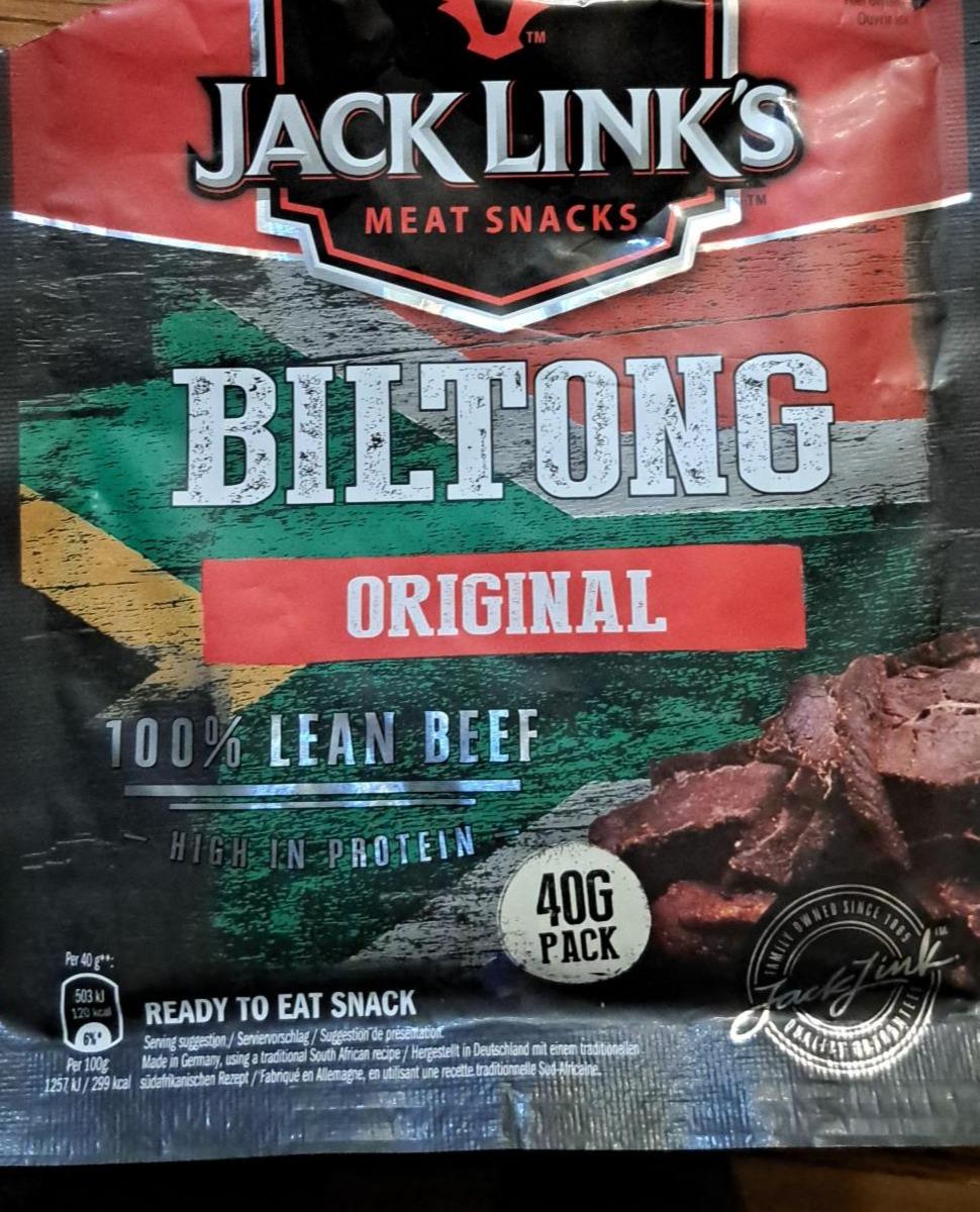 Fotografie - Biltong original Jack Link's