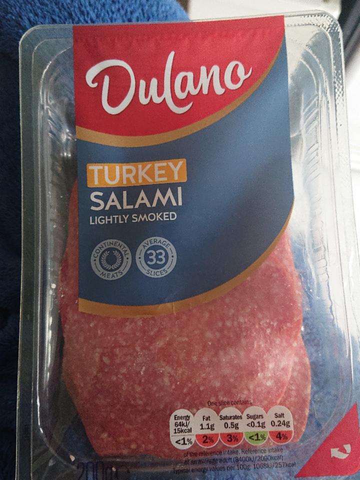 Fotografie - Dulano Turkey Salami Lightly Smoked