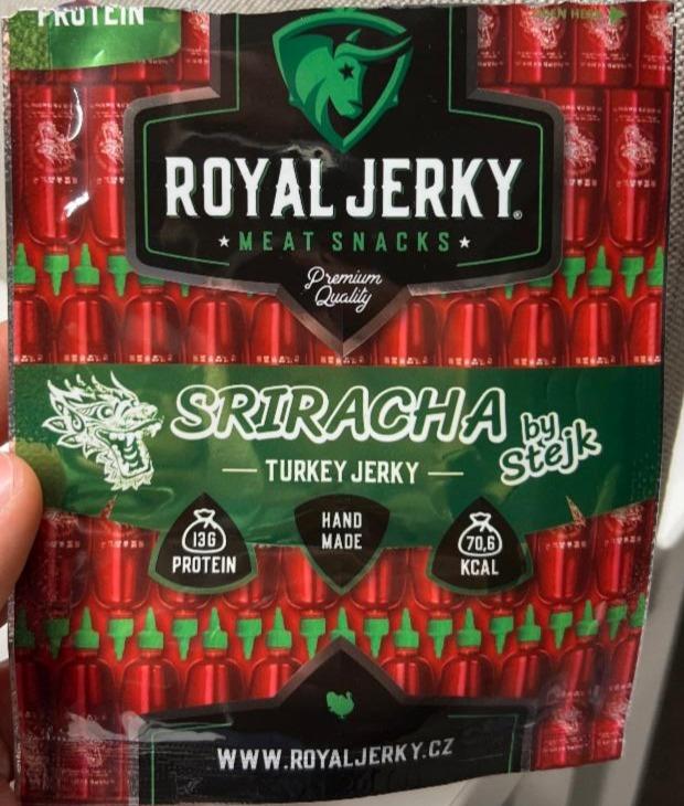 Fotografie - Sriracha Turkey Jerky Royal Jerky