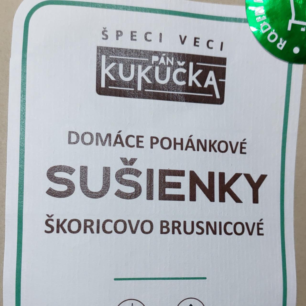 Fotografie - Domáce pohánkové Sušienky škoricovo brusnicové Pán Kukučka