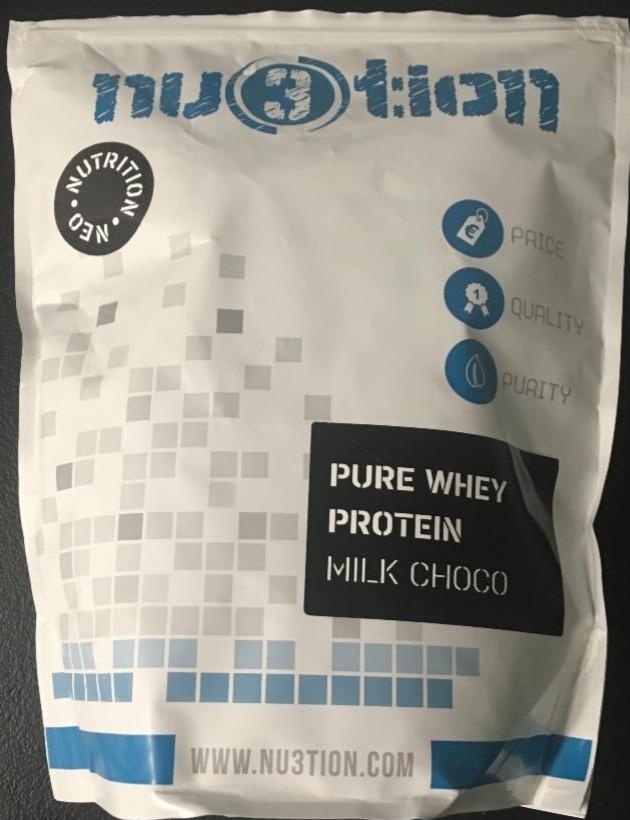 Fotografie - Pure Whey Protein Milk choco Nu3tion