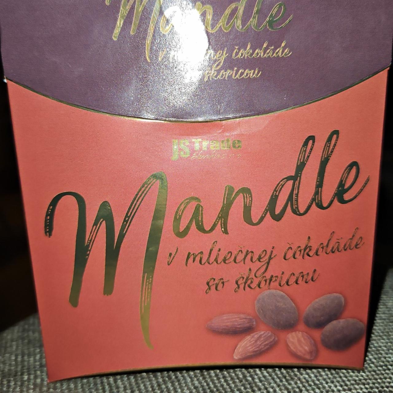 Fotografie - Mandle v mliečnej čokoláde so škoricou JS Trade