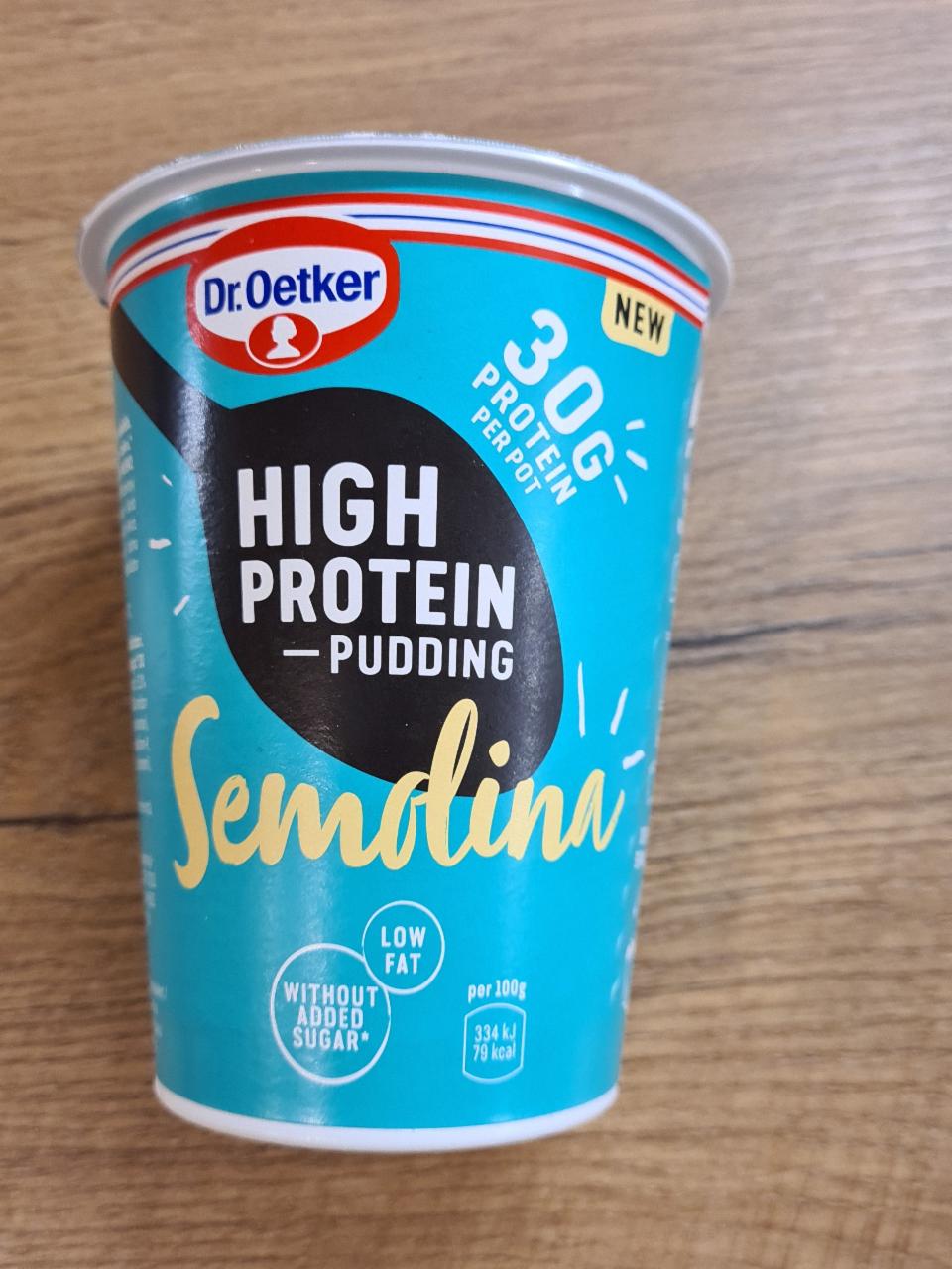 Fotografie - High Protein Pudding Semolina Dr.Oetker