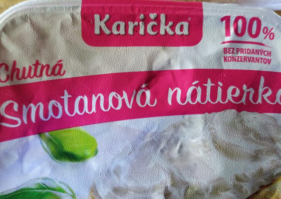 Fotografie - smotanová nátierka Karička