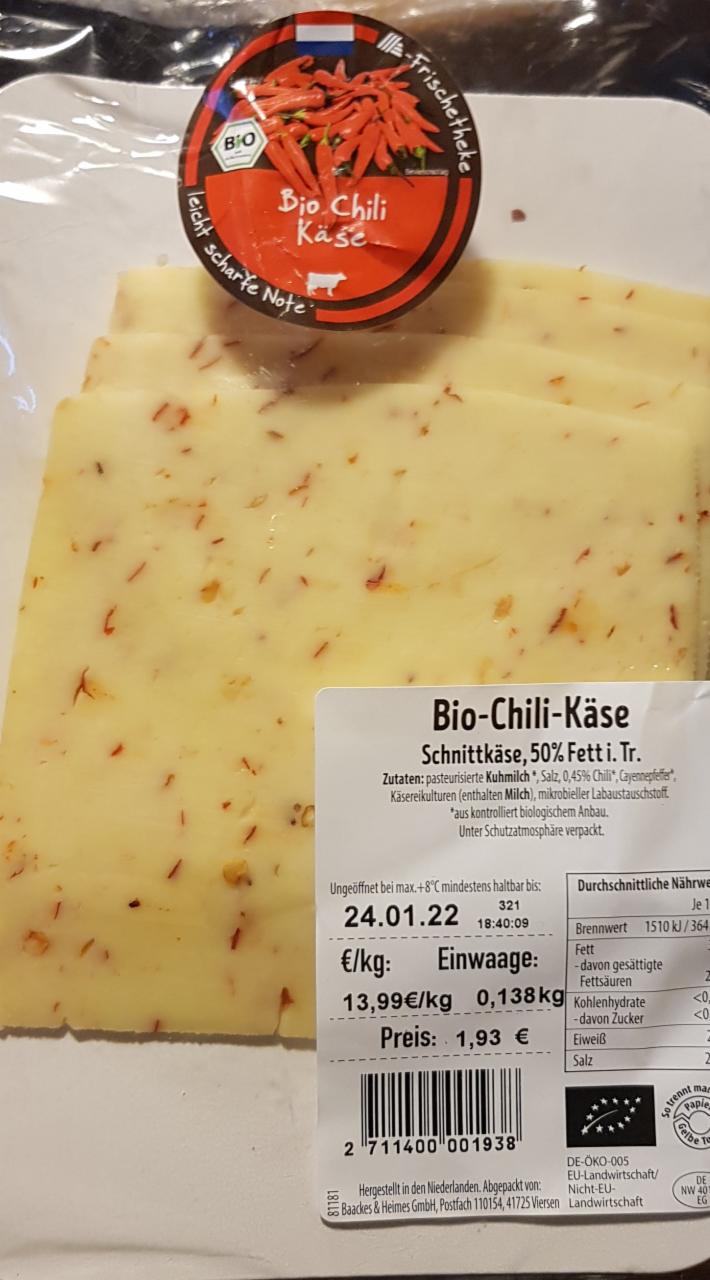 Fotografie - Bio Chili Käse