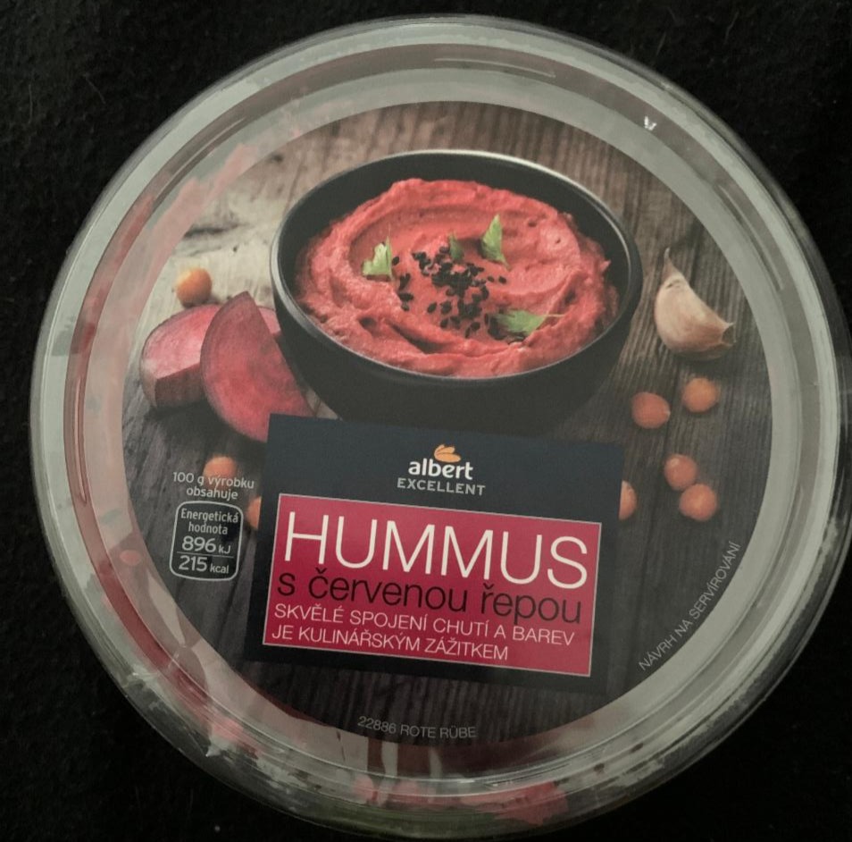 Fotografie - Hummus s červenou repou Albert Excellent