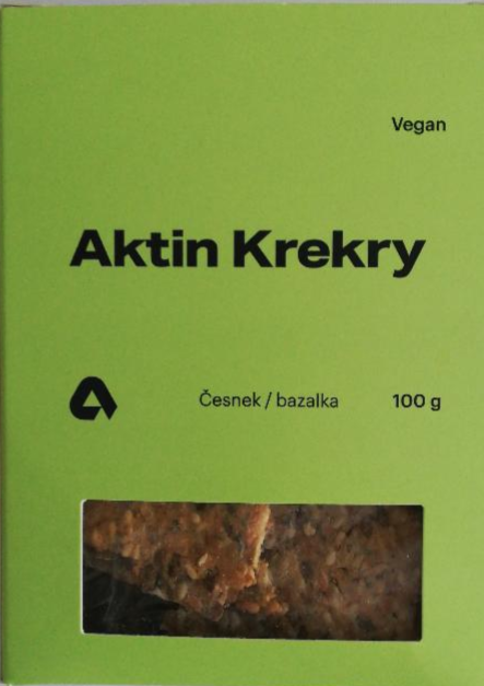 Fotografie - Aktin krekry cesnak, bazalka