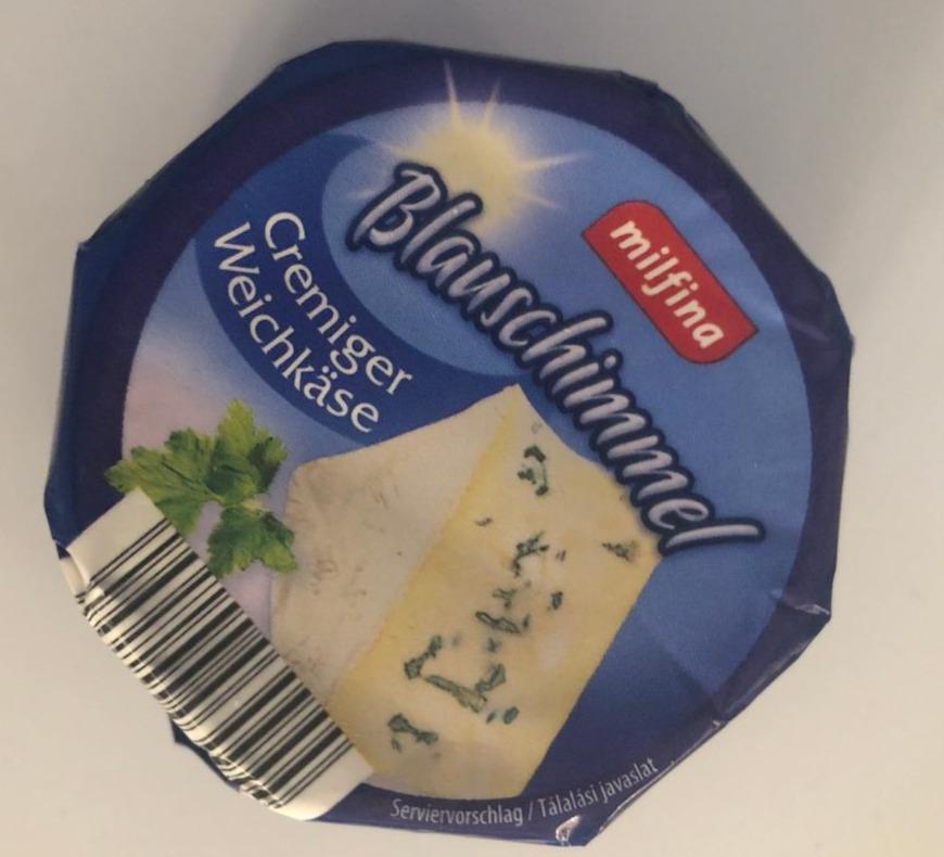 Fotografie - blauschimmel cremiger weichkäse Milfina