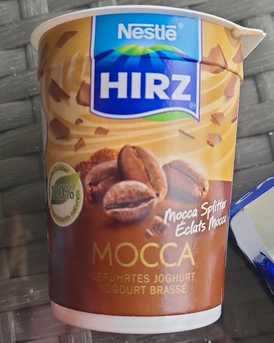 Fotografie - Mocca joghurt Hirz Nestlé