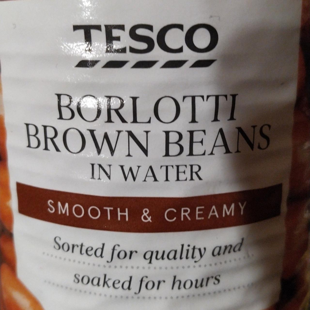 Fotografie - Borlotti brown beans Tesco