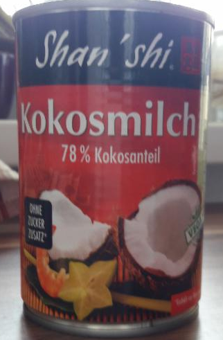 Fotografie - kokosove mlieko shanshi