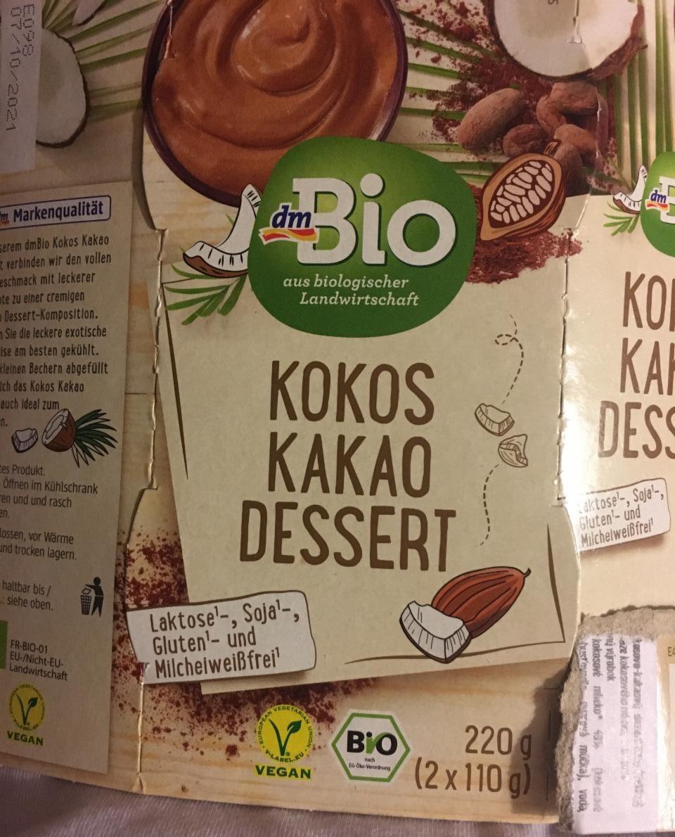 Fotografie - dmBio kokos kakao dessert