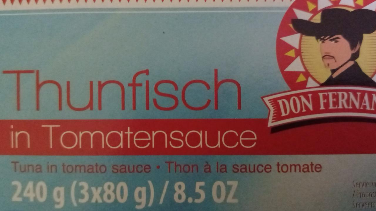 Fotografie - Thunfisch in Tomatensauce