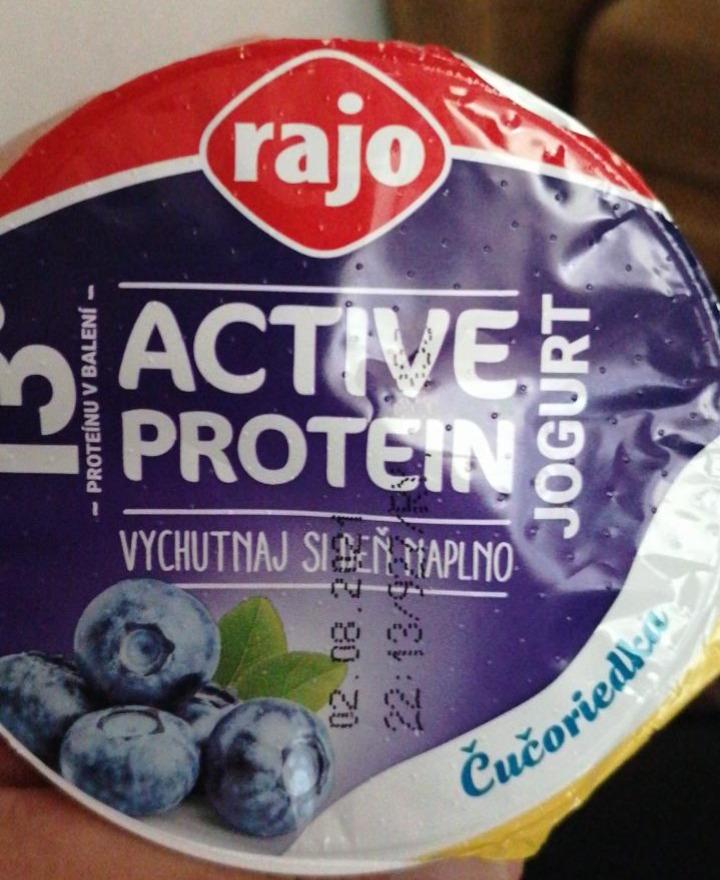 Fotografie - Active protein jogurt čučoriedka Rajo