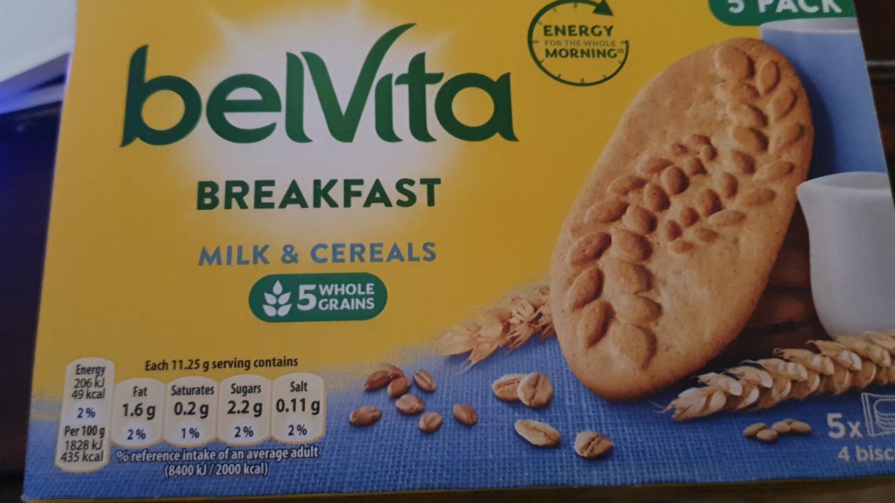 Fotografie - belvita breakfast milk & cereals
