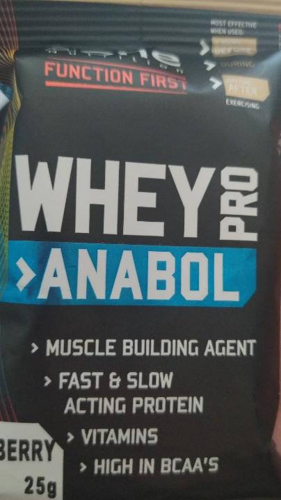 Fotografie - aone whey pro anabol jahoda