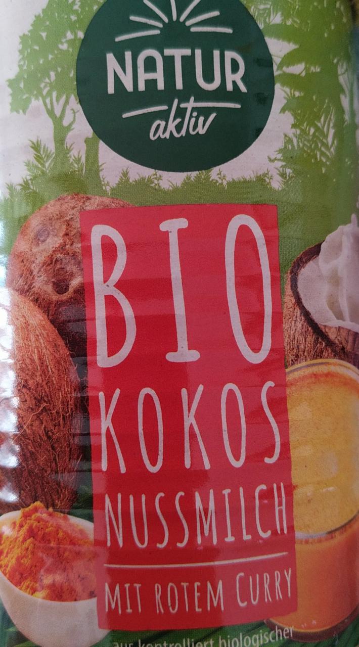 Fotografie - Bio Kokosmussmilch mit rotem Curry Natur Aktiv