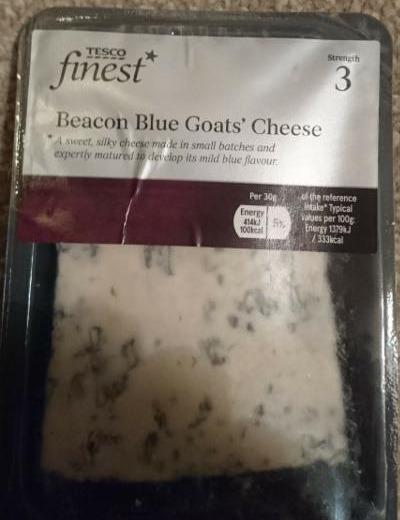 Fotografie - beacon blue goat's cheese Tesco finest