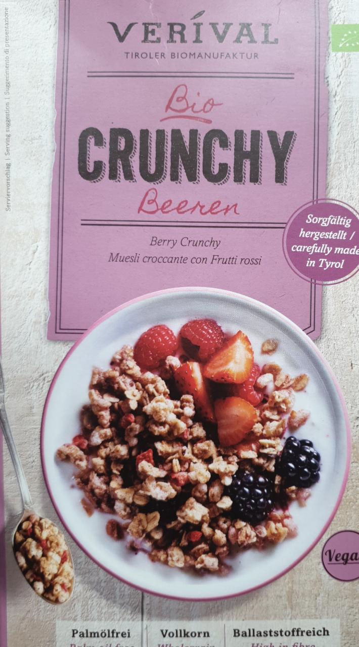 Fotografie - Verival bio crunchy Beeren