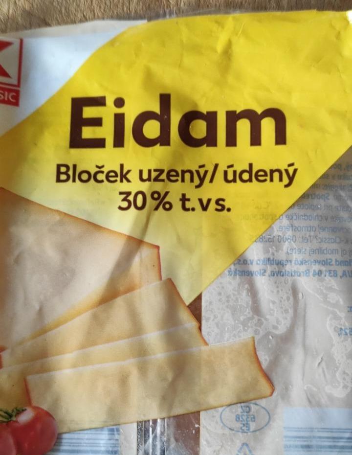 Fotografie - Eidam uzený bloček 30% K-Classic