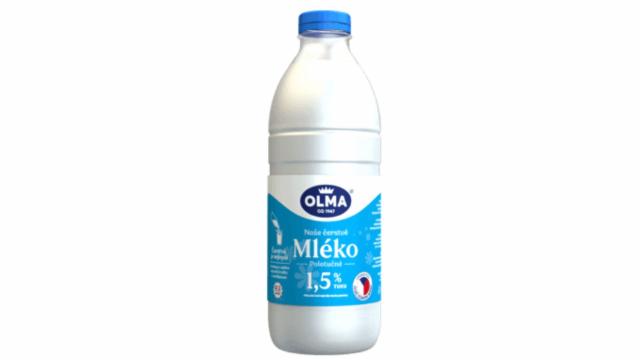Fotografie - mlieko čerstvé polotučné 1,5% Olma