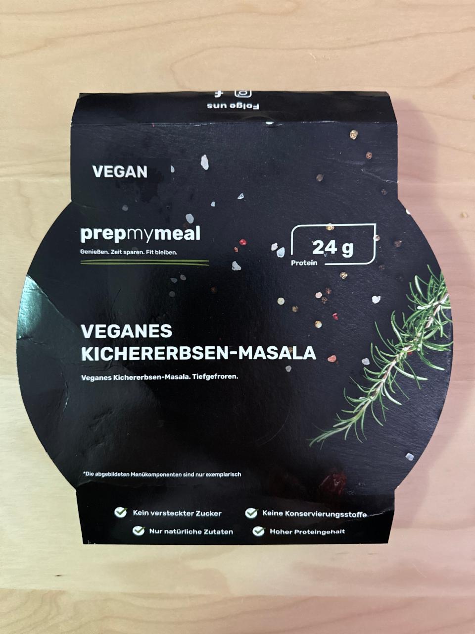 Fotografie - Veganes Kichererbsen-Masala prepMyMeal