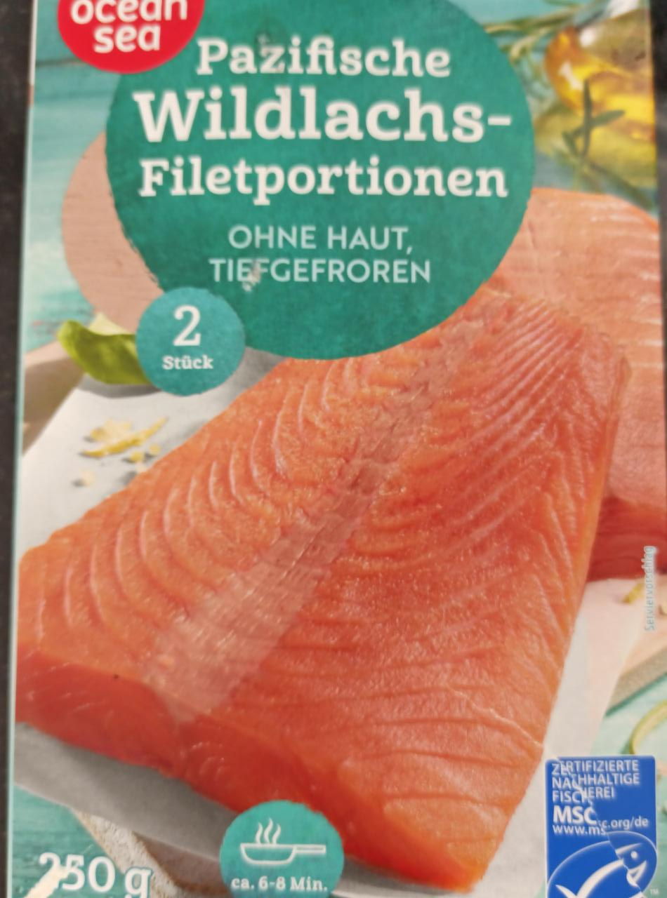 Fotografie - Pazifische Wildlachs Ocean Sea