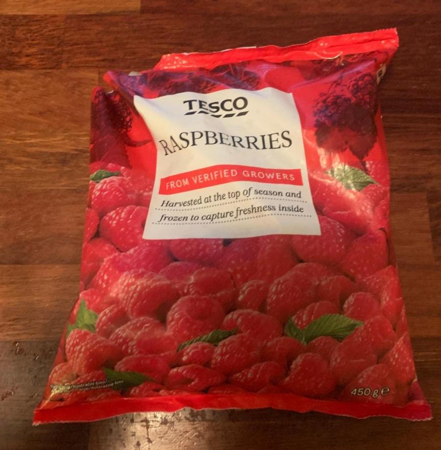 Fotografie - Raspberries Tesco maliny mrazené