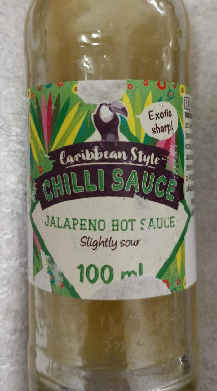 Fotografie - Chilli sauce Jalapeno Hot Sauce Caribbean Style