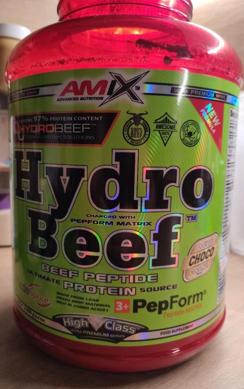 Fotografie - Amix HydroBeef Peptide Choco Coconut