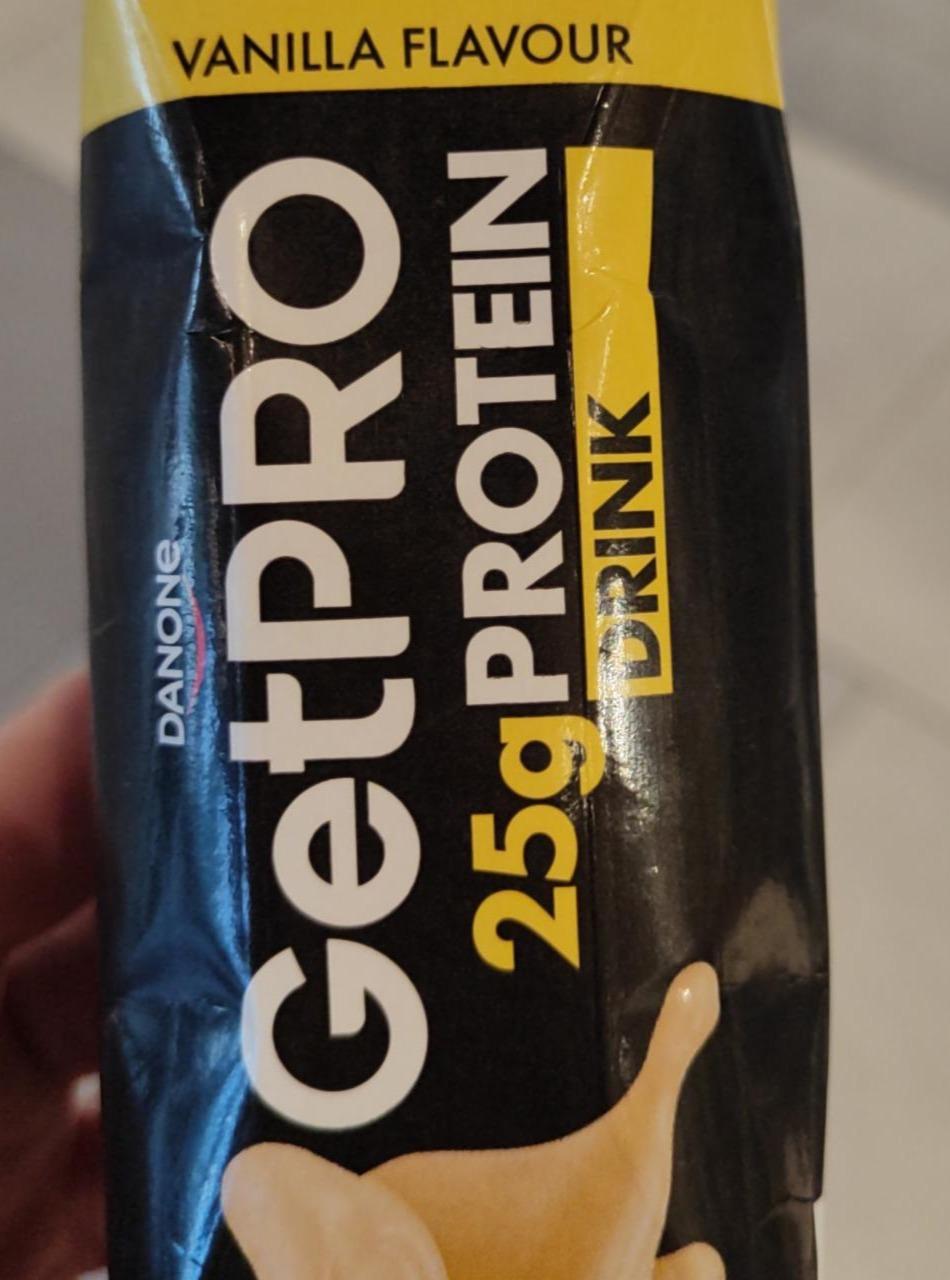 Fotografie - GetPro Protein Drink Vanilla flavour Danone